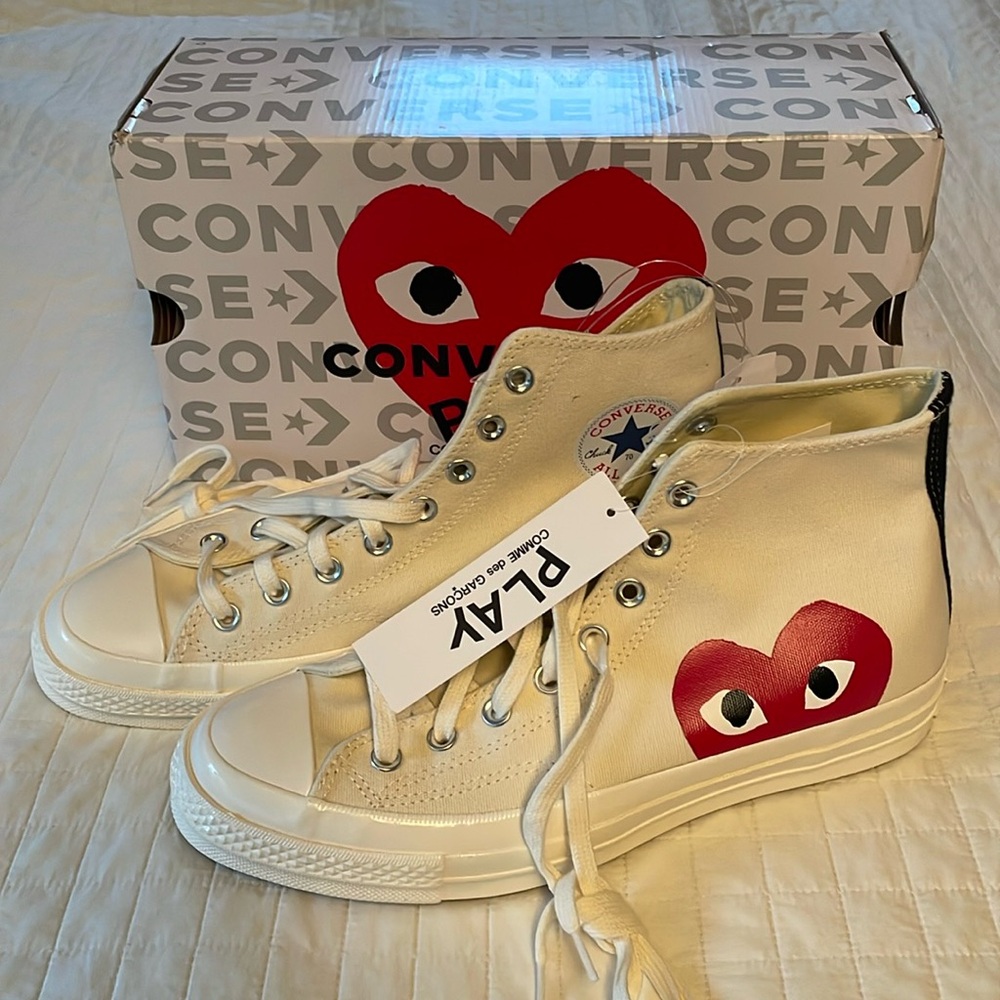 NWT CONVERSE Comme Des Garçon Men’s Size 9 Ladies 11